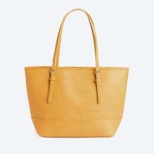 Urban Expressions Mustard Yellow Tote, excellent condition